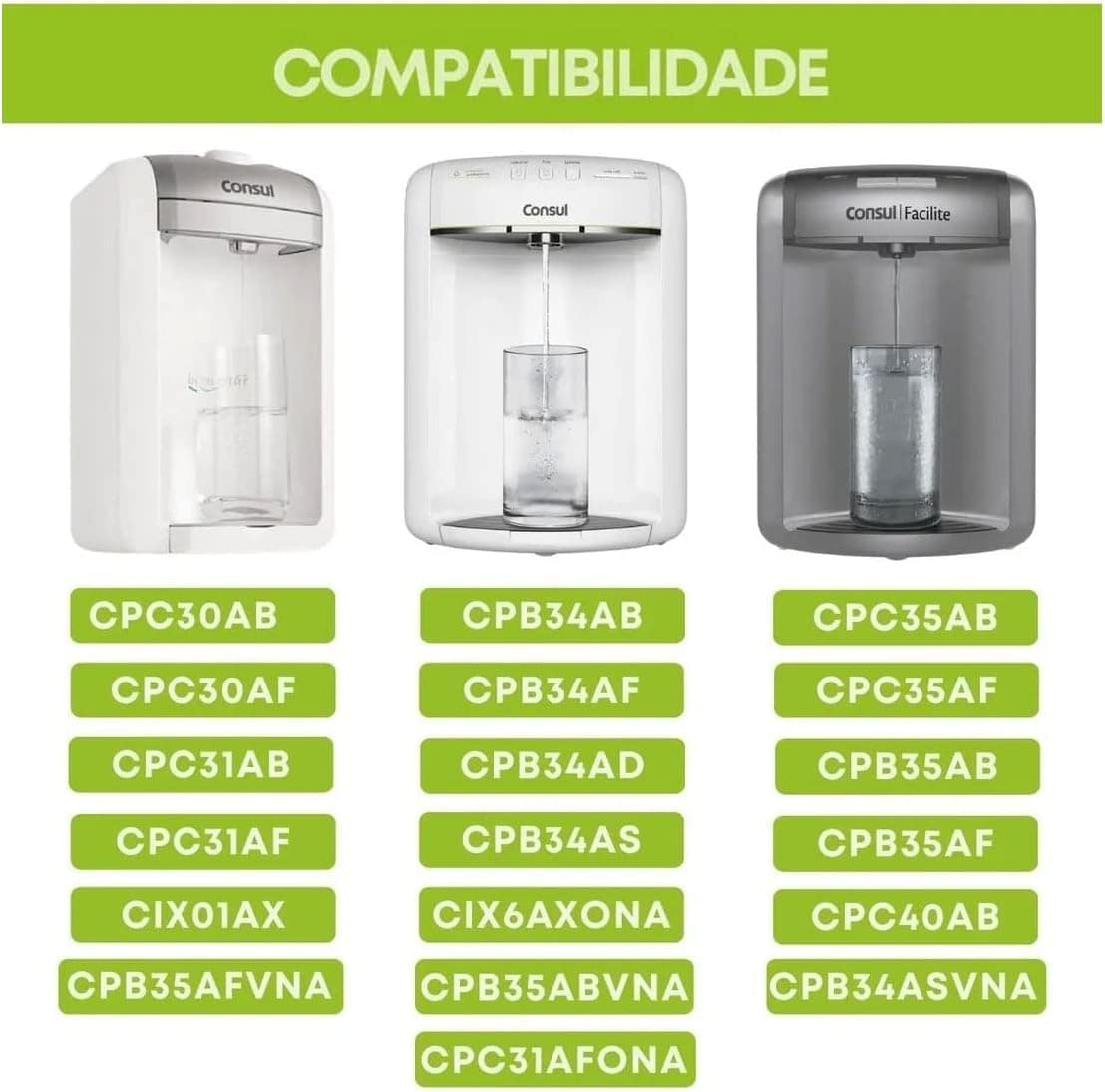 Kit 2 Refil Acqua Filtro Purificador de Água Elétrico CS10 U... | É bom mesmo? Descubra antes de comprar - Image 3