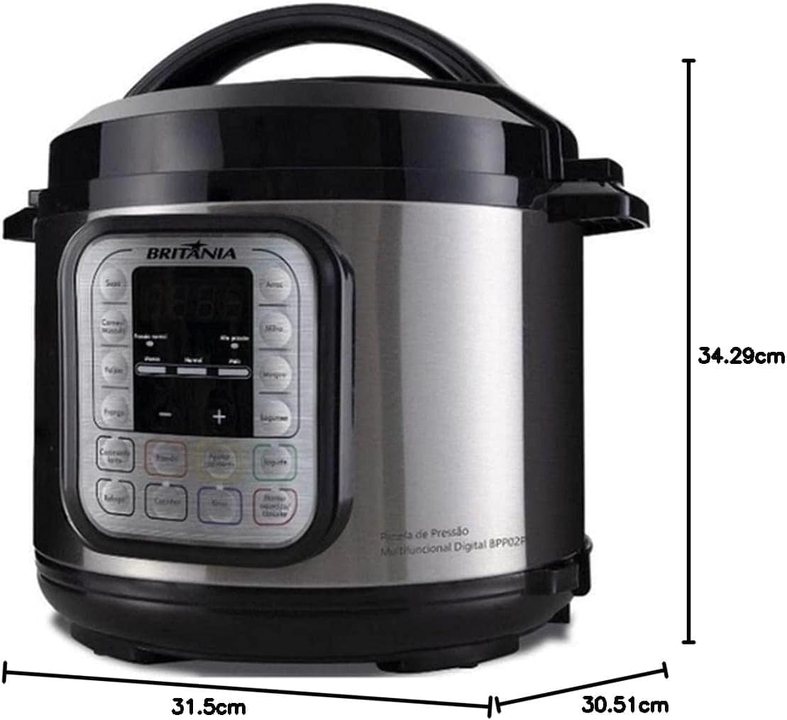 PANELA DE PRESSAO MULTIFUNCIONAL DIGITAL BPP02PI 127V - Image 8