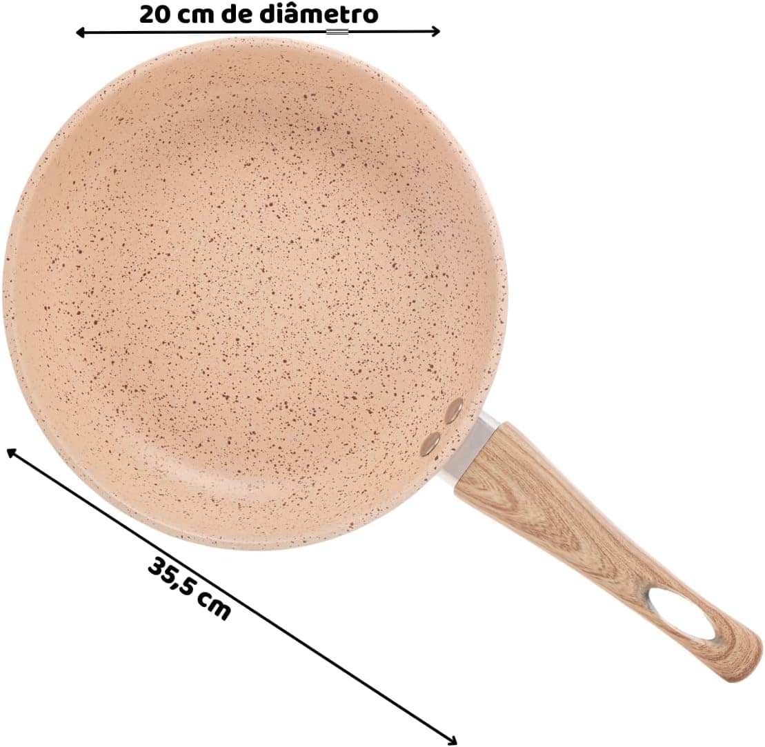 Frigideira de Indução Antiaderente Cerâmica Granilite 20cm - Image 7