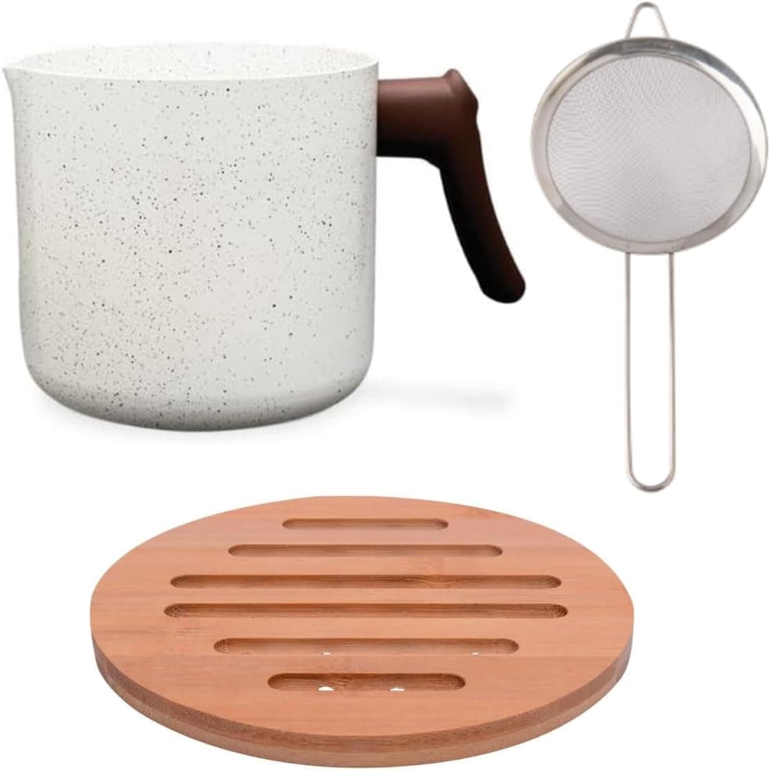 Kit Conjunto Fervedor Vanilla Ceramic Life Smart Plus 14cm, ...