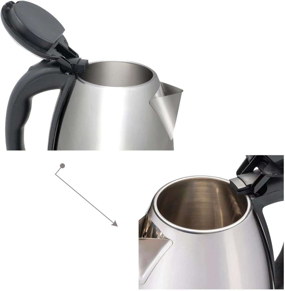 Chaleira Elétrica Bule Jarra Inox 1,8L para chá e café 127v ... - Image 6