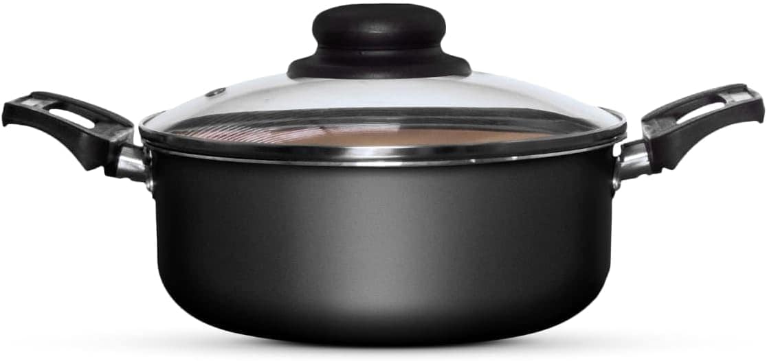 Jogo de Panelas Antiaderentes 10 Peças - 7 Panelas Cor Preta... - Image 5