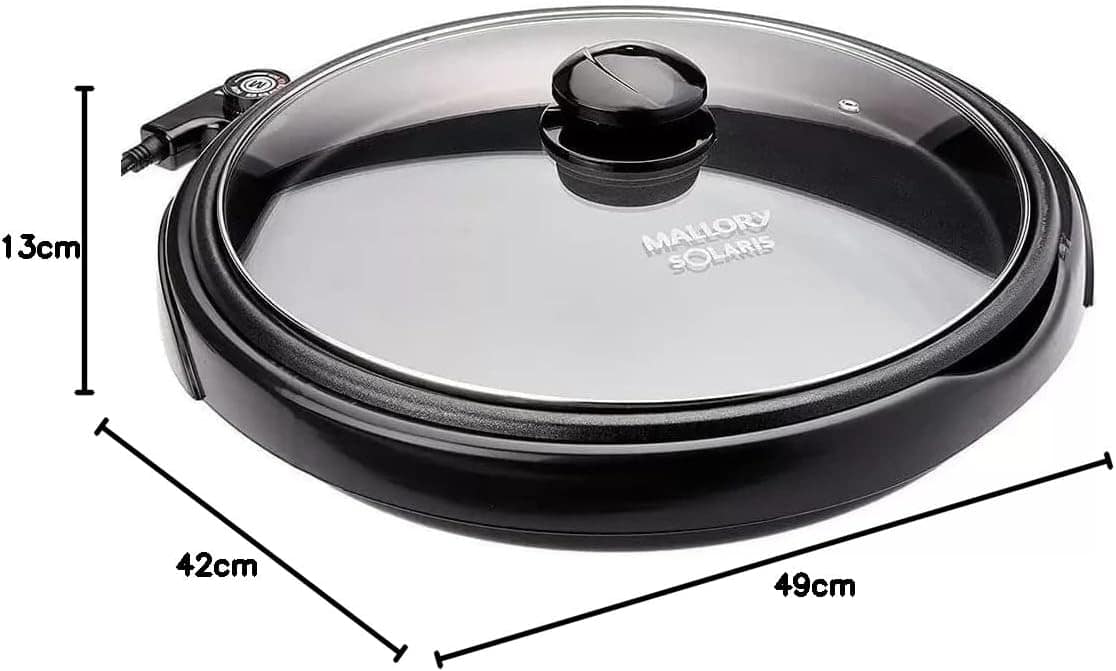 Grill e Panela Elétrica Mallory Grill Solaris 40cm 220V Grel... - Image 8