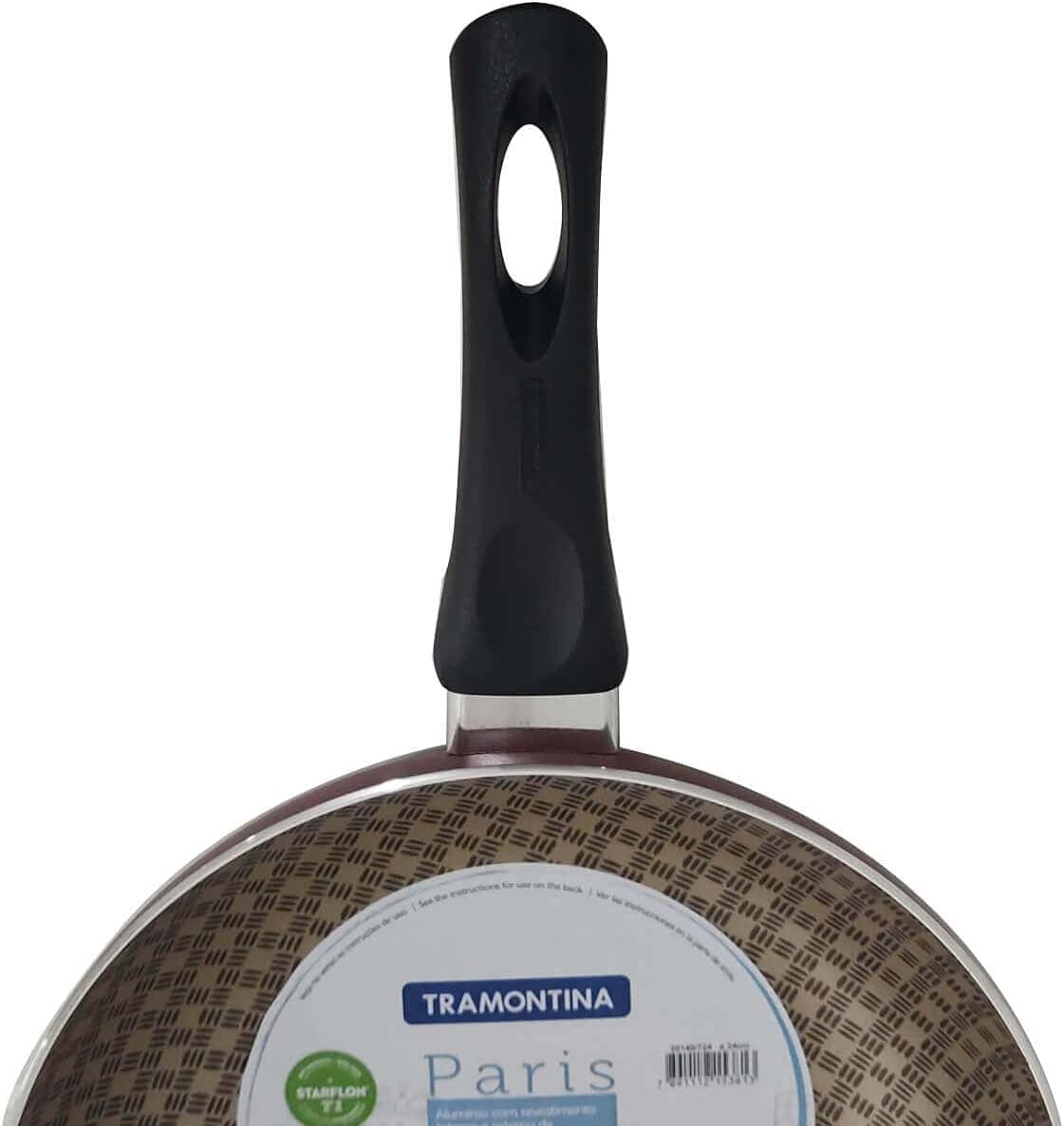 Frigideira Funda Alumínio Antiaderente Paris Vermelha Tramon... - Image 6