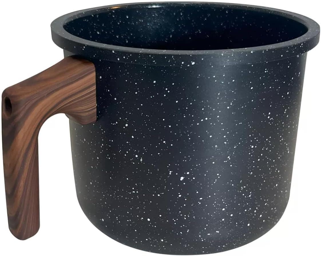 Chaleira Leiteira alumínio Antiaderente 1,5 litros Cor Preto