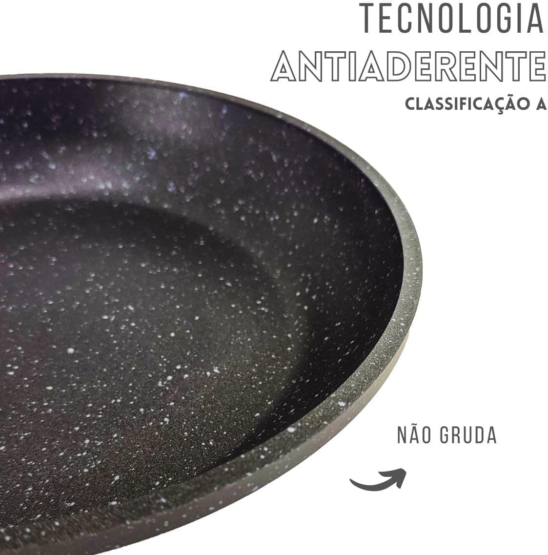 Frigideira Antiaderente Alumínio Fogão Cooktop Indução E Gás... - Image 4