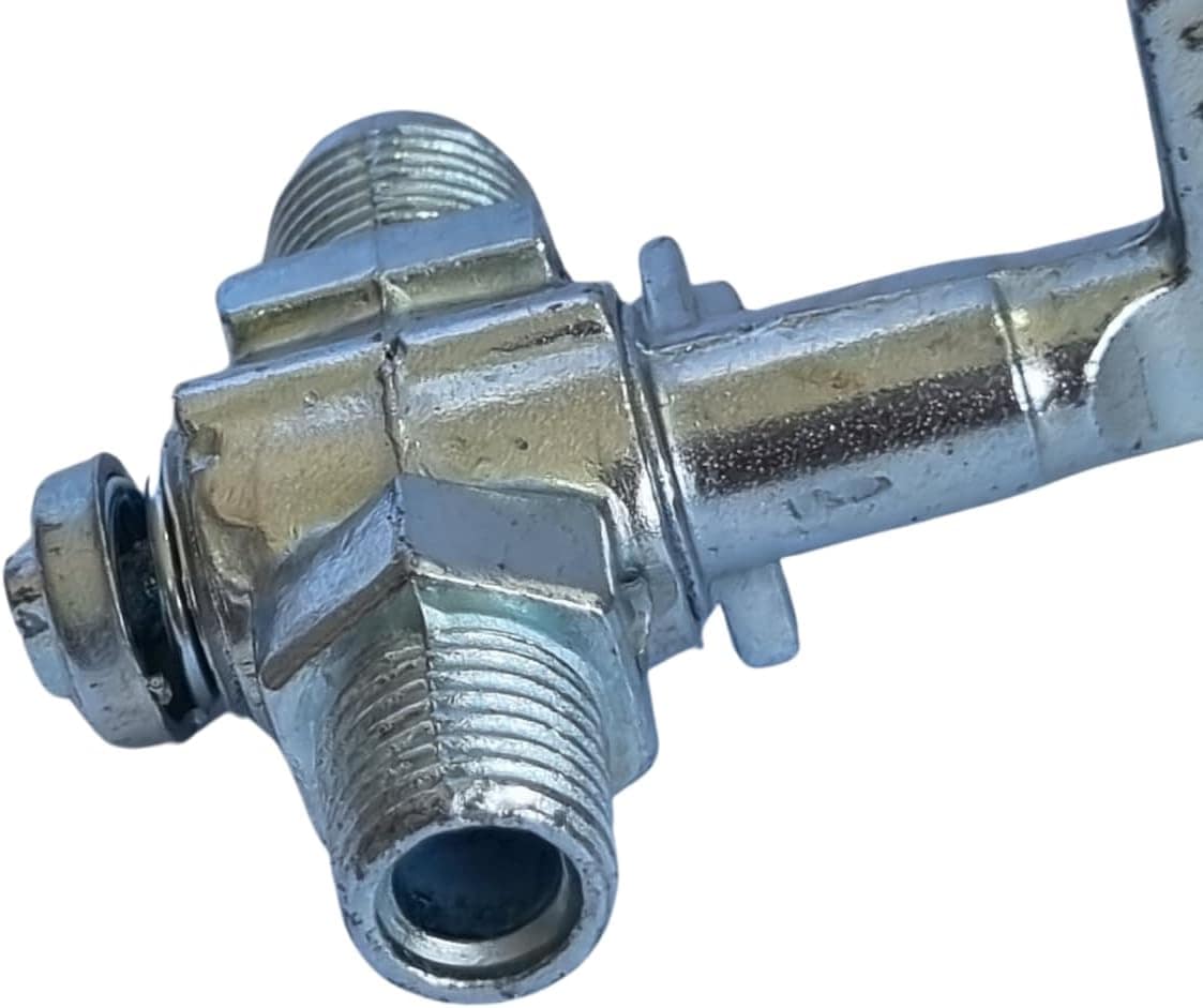 Kit 10 Registro Fogão Industrial 1/4 Baixa Pressão Zamac Niq... - Image 2