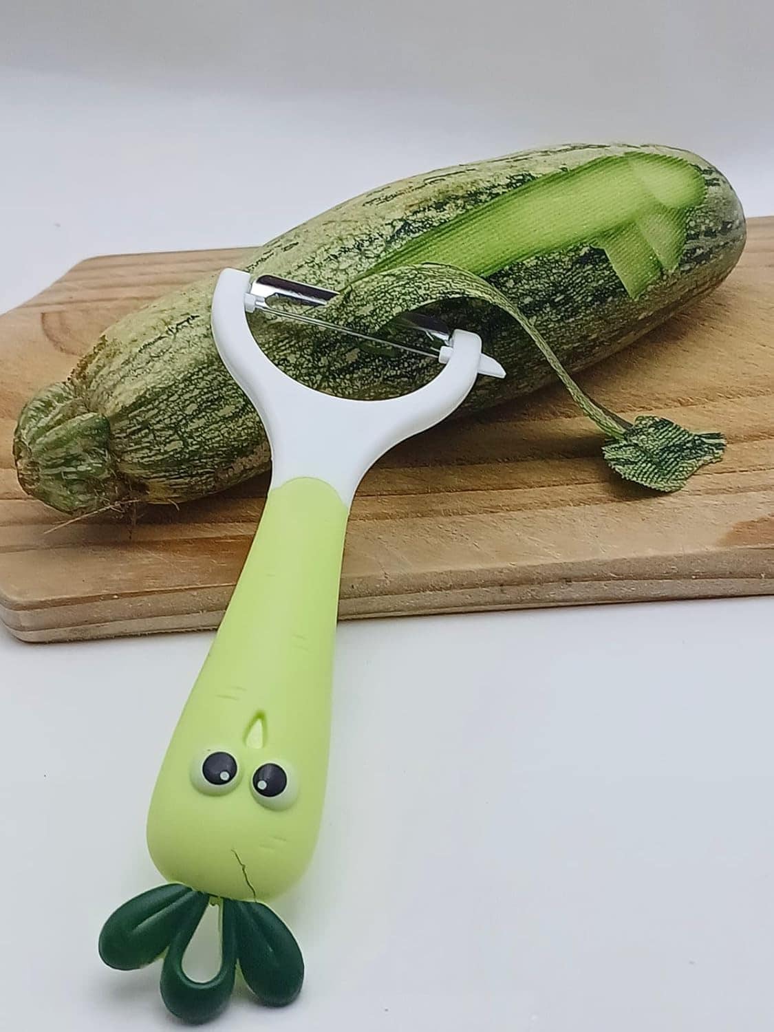 Descascador de Legumes e Frutas Design Cenoura Verde Lâmina ... - Image 5