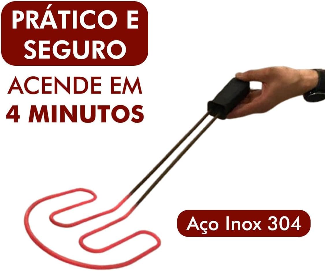 Acendedor Elétrico de Churrasqueira 1200W - cabo 3m (220, Vo... - Image 5