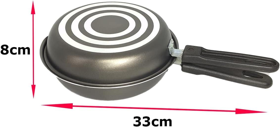 Frigideira Omeleteira Dupla Antiaderente Teflon Panqueca 18c... - Image 4