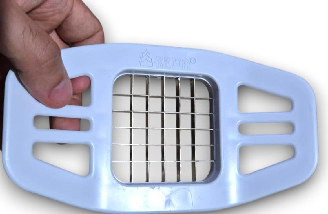 Kit cortador picador de batatas palito com descascador ralad...