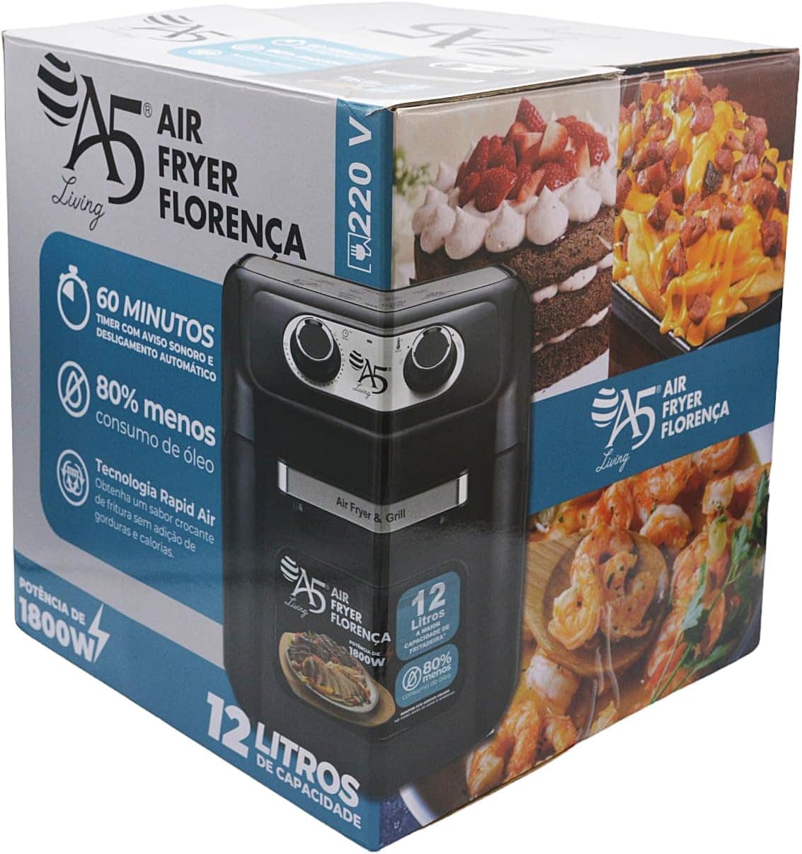 Air Fryer; Oven Florença; 1800W; 220V; A5 Importadora | É bom mesmo? Descubra antes de comprar - Image 11