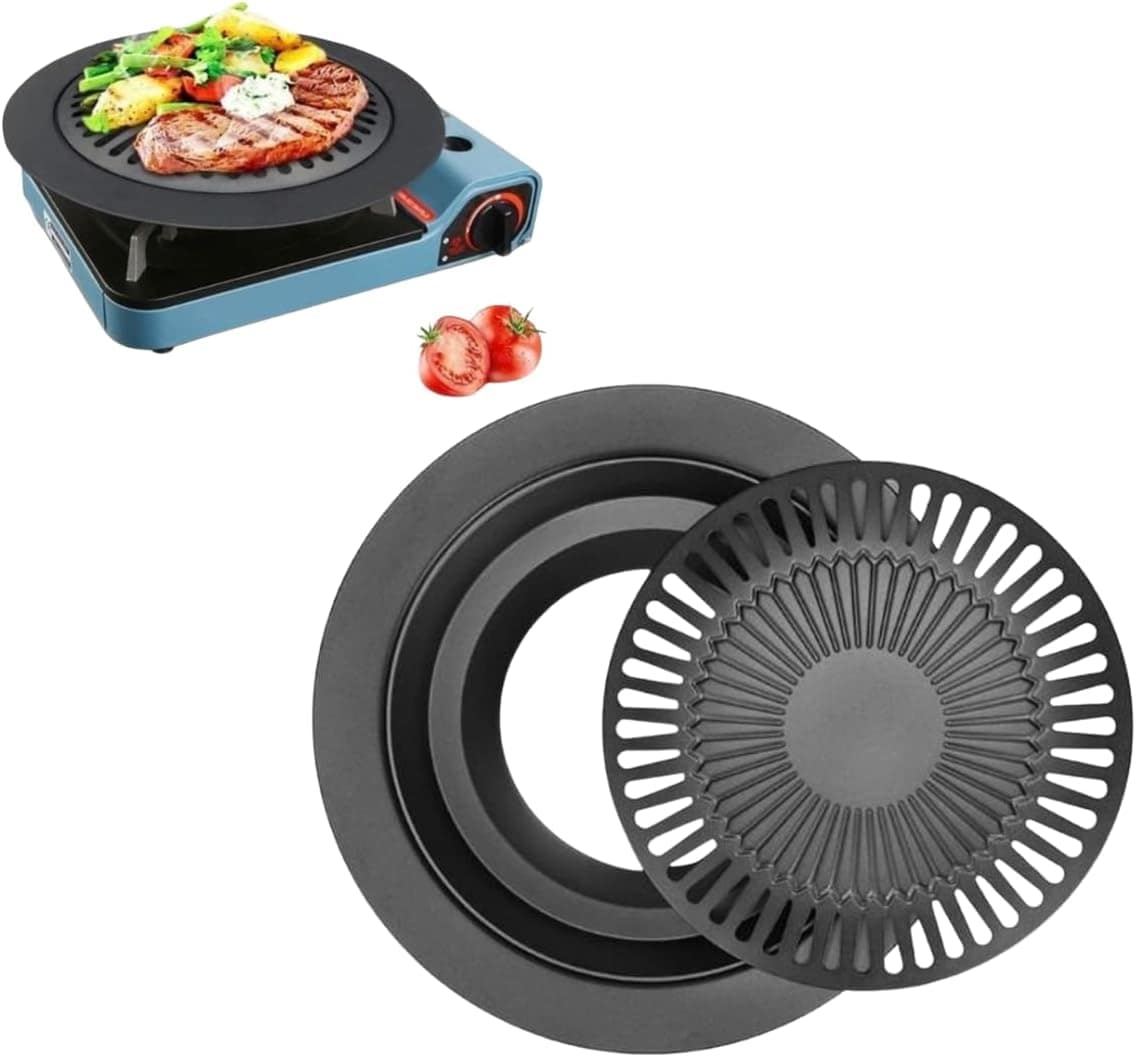 Churrasqueira de Fogão Sem Fumaça, 32 cm, Preta