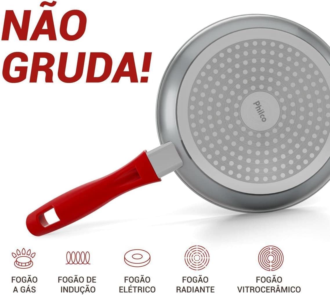 Frigideira Philco PPN20A Revestimento Redstone 1,1L - Image 3