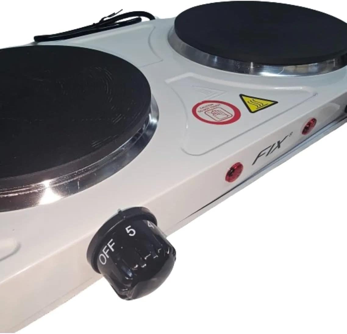 Fogareiro Elétrico Portátil de 2 Bocas 110V, Sortido, Compac... - Image 6