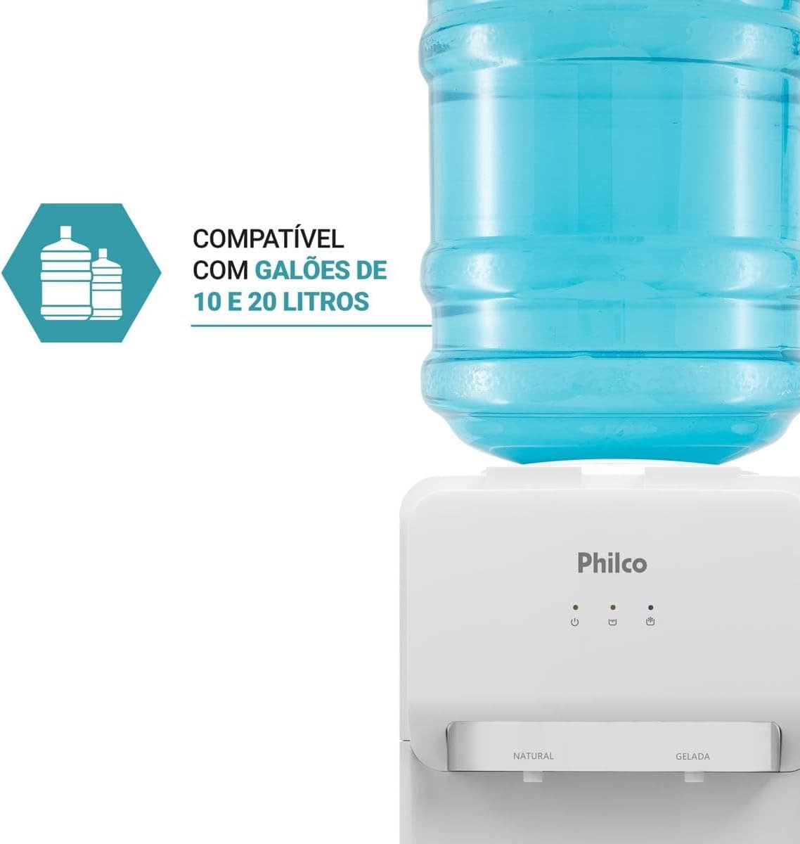 Bebedouro Philco PBE11 20 Litros Água Natural e Gelada Branc... | É bom mesmo? Descubra antes de comprar - Image 7