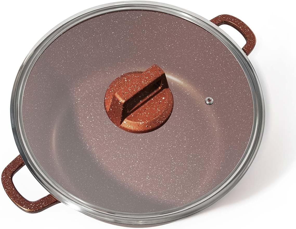 Jogo de Panelas Antiaderente com Tampa em Vidro 4 Peças Gran... - Image 4