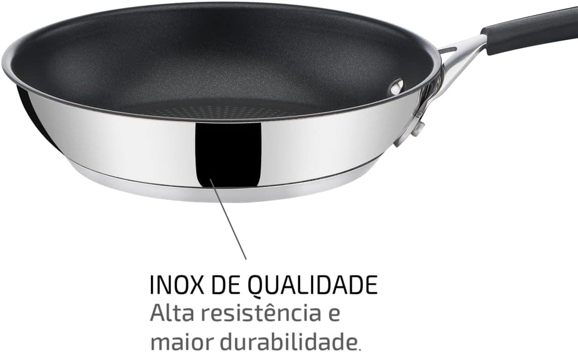 Frigideira Aço inox Com Indução Tefal Jamie Oliver 20cm - Image 3