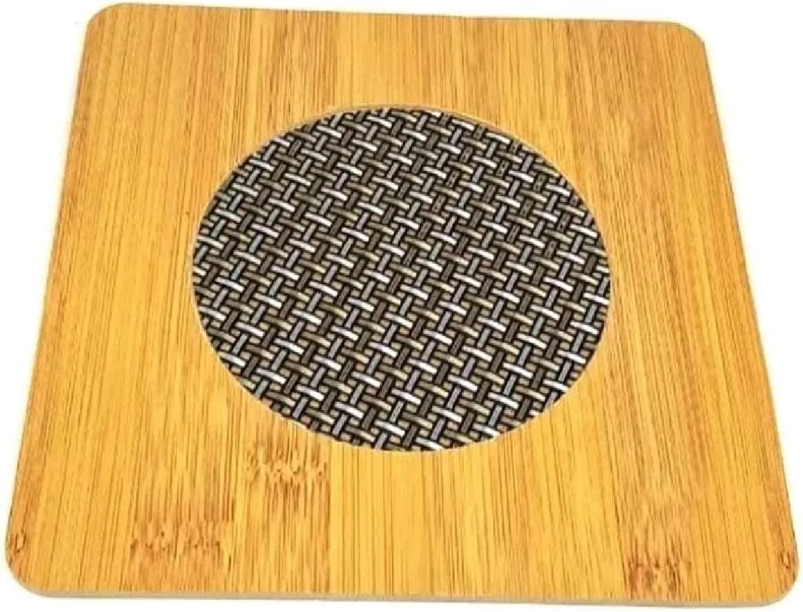 Descanso de panela de madeira 6 peças protege sua mesa - Image 3