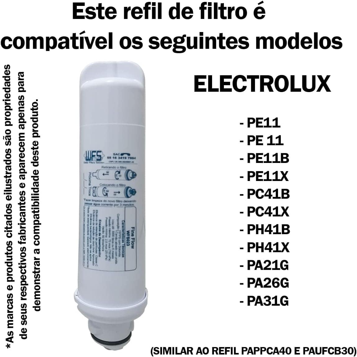 Kit 2 Filtro Refil compatível Purificador Electrolux - PE11 ... | É bom mesmo? Descubra antes de comprar - Image 6