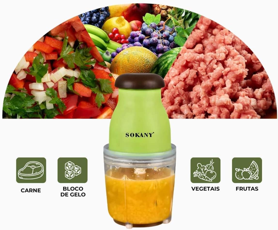 Processador Triturador Alimentos Triturador Moedor Picador D... - Image 6