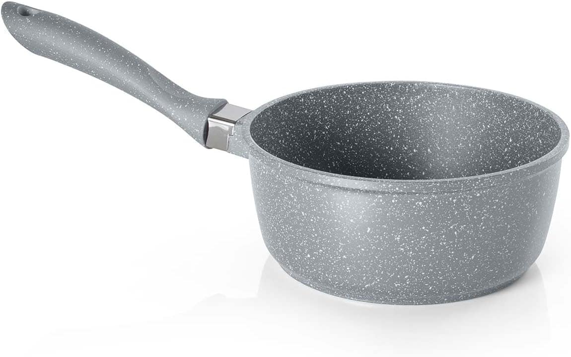 Panela Caçarola Antiaderente com Tampa em Vidro 18cm Granifl... - Image 2