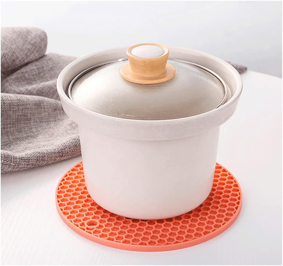 Descanso de Panela em Silicone - Apoio de Panela quente (CIN... - Image 5