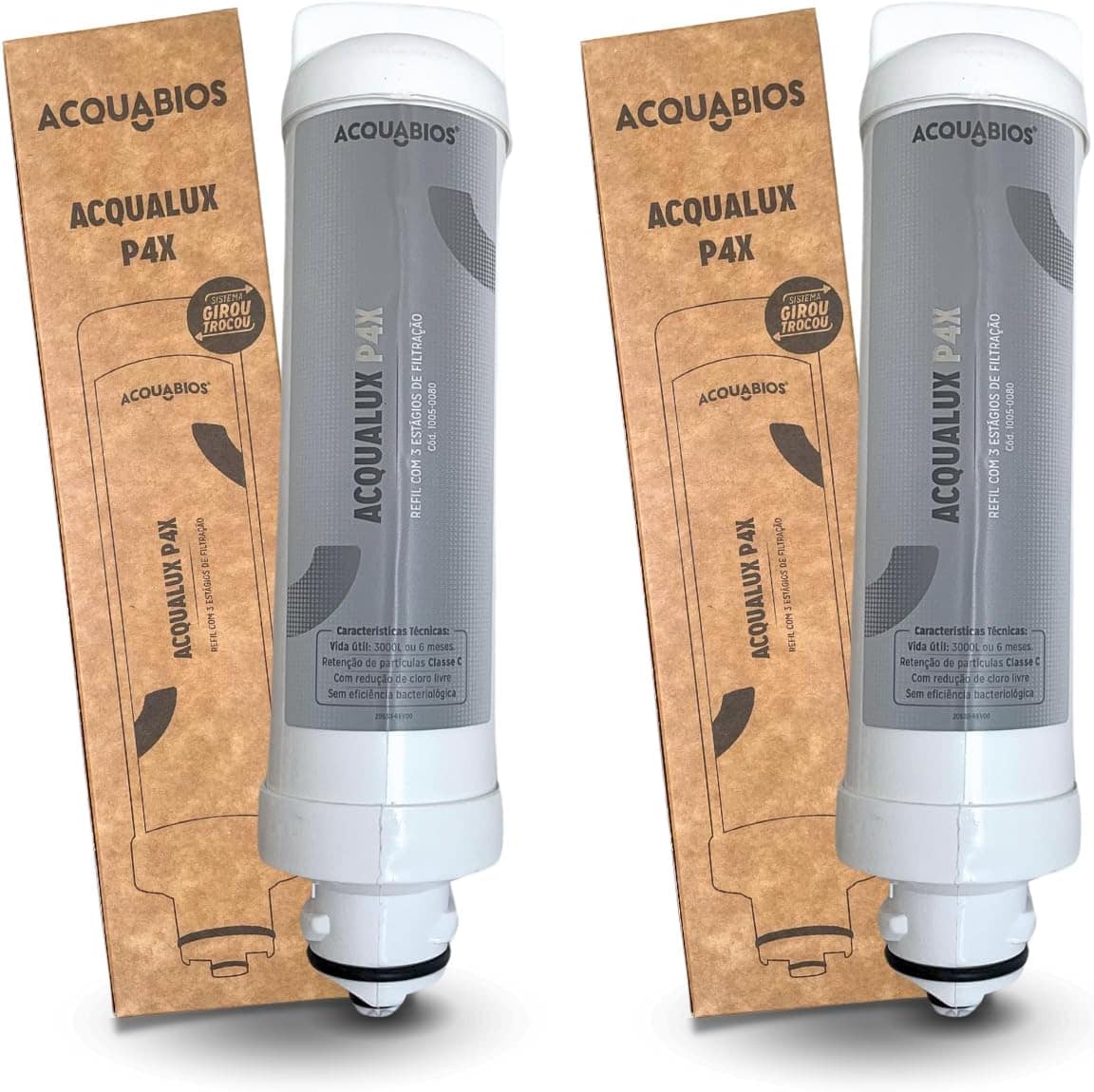 Kit 2 Refil Filtro Acquabios Compatível Para Purificadores E... | É bom mesmo? Descubra antes de comprar