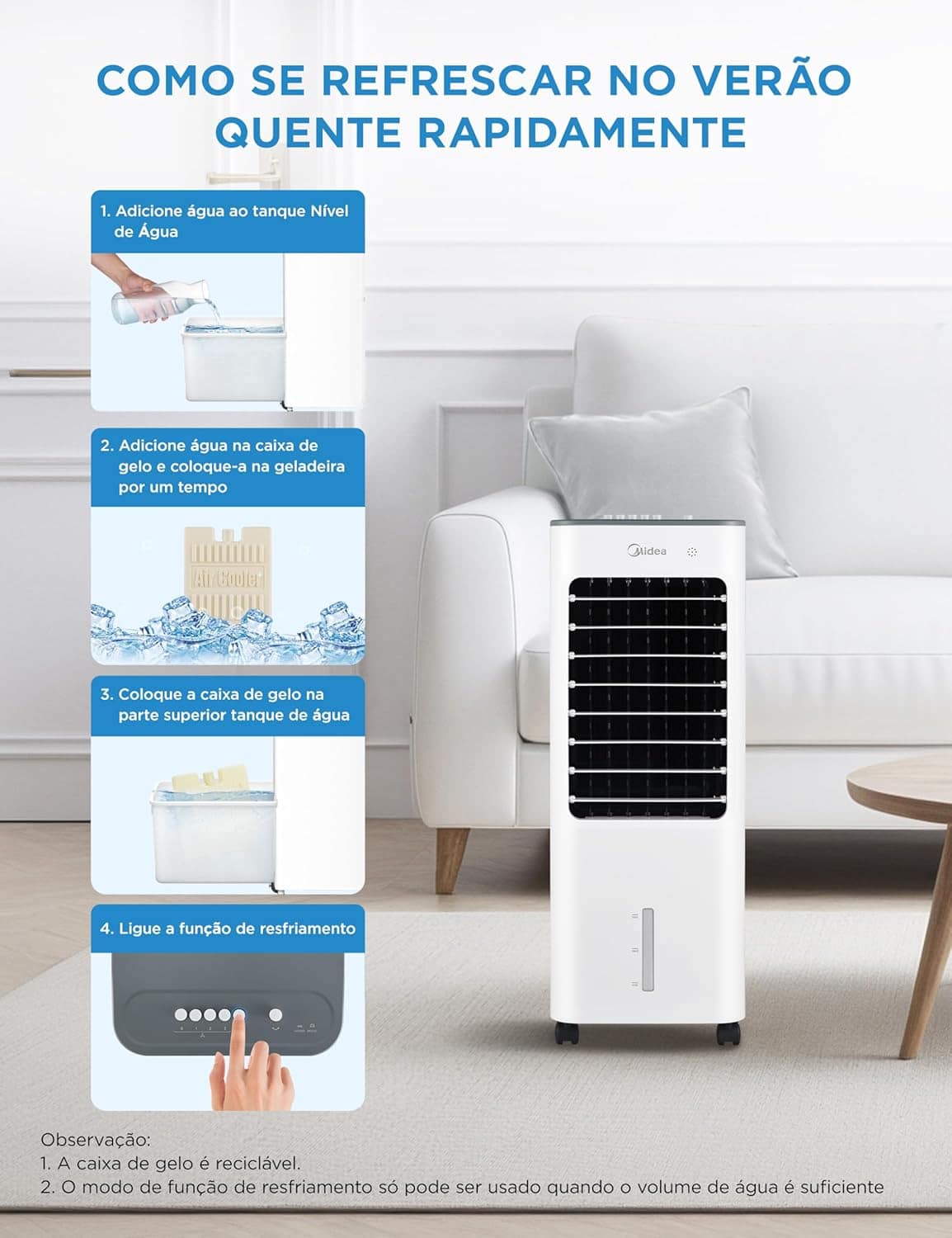 Climatizador de Ar 5L Midea 127v 60hz Midea | É bom mesmo? Descubra antes de comprar - Image 5
