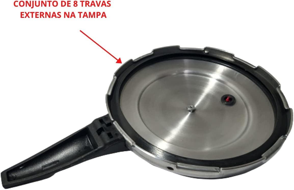 Panela de Pressão Polida New Line 5L - Image 4