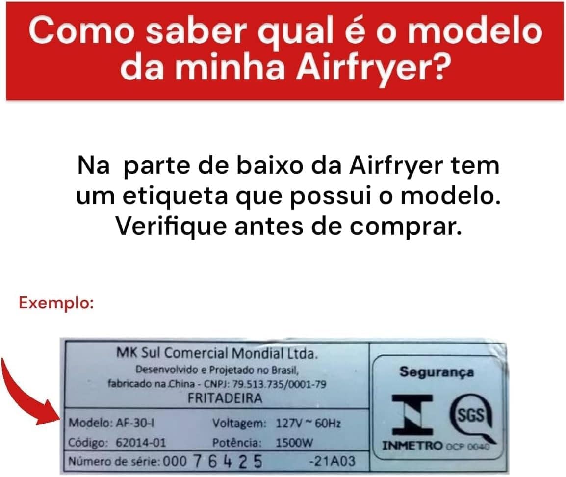 Botão para Air Fryer Mondial Afn-50 / Afn-40 / Afn-51 / Aff-... | É bom mesmo? Descubra antes de comprar - Image 2