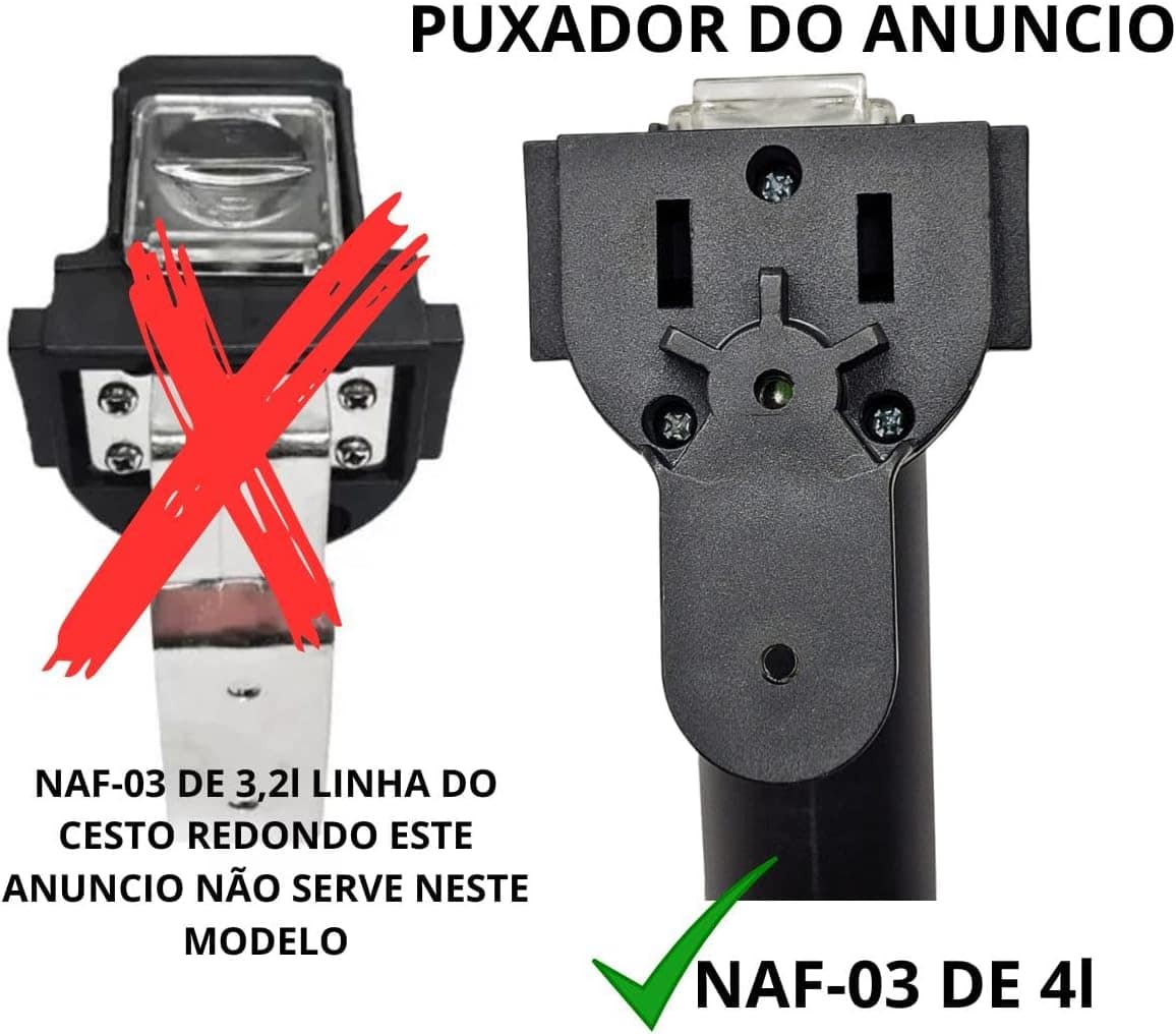 Cabo Puxador Fritadeira air Fryer Preta Naf-03-4 L Mondial | É bom mesmo? Descubra antes de comprar - Image 5