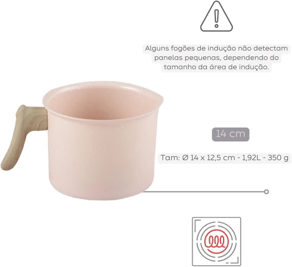 Jogo de Panelas Premium 10 Peças Indução Revestimento Cerâmi... - Image 5