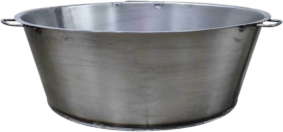 Tacho Redondo Para Banha N°6 com Tampa e Tripé - 108l - Konz... - Image 7