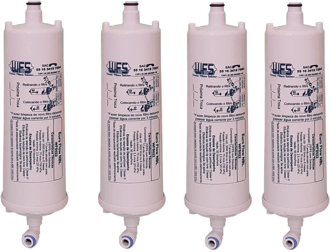 Kit 4 Filtros Refil Purificador Europa Noblesse Da Vinci Cta | É bom mesmo? Descubra antes de comprar