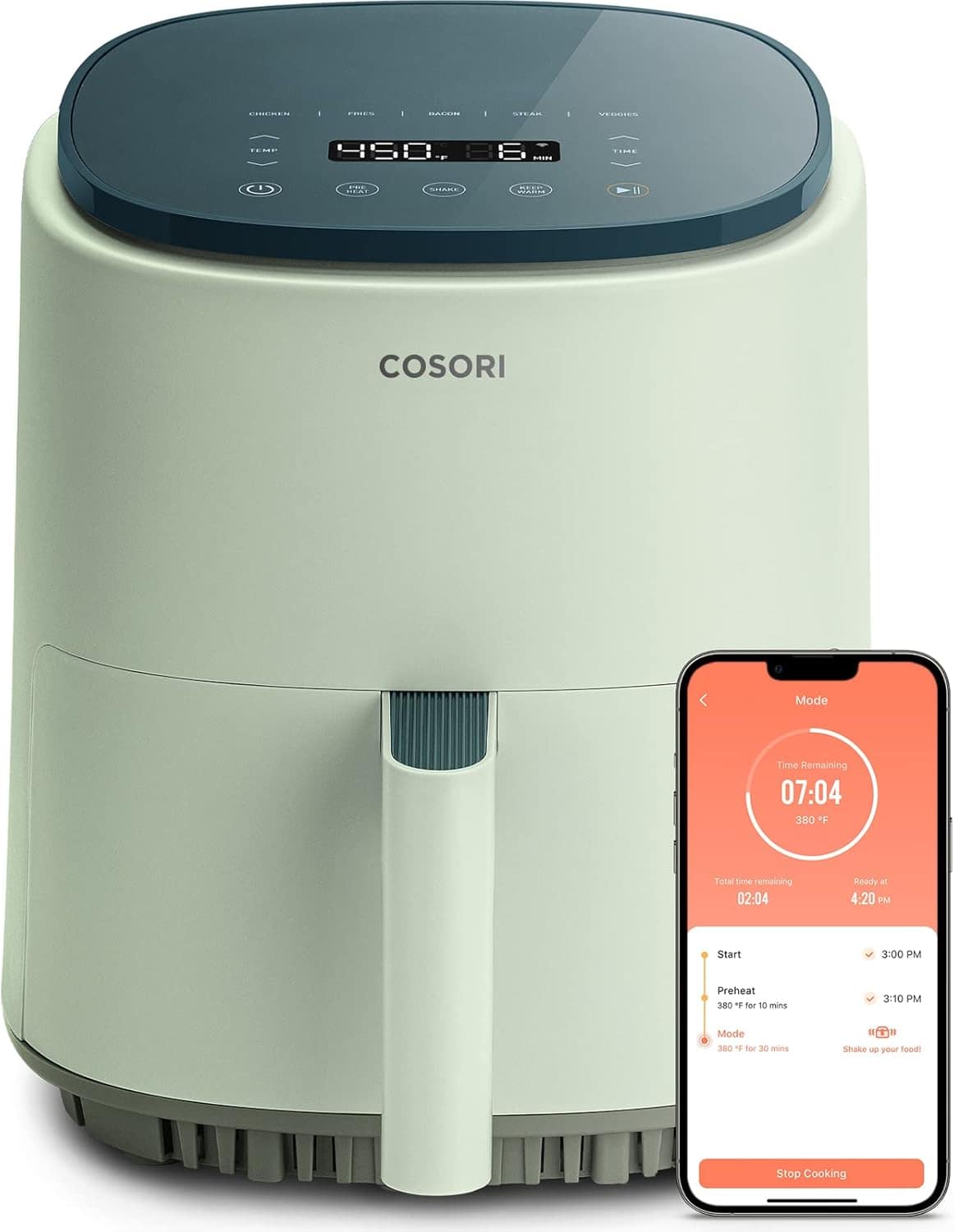 COSORI Air Fryer 4 Qt, 7 Functions Airfryer, 150+ Recipes on... | É bom mesmo? Descubra antes de comprar