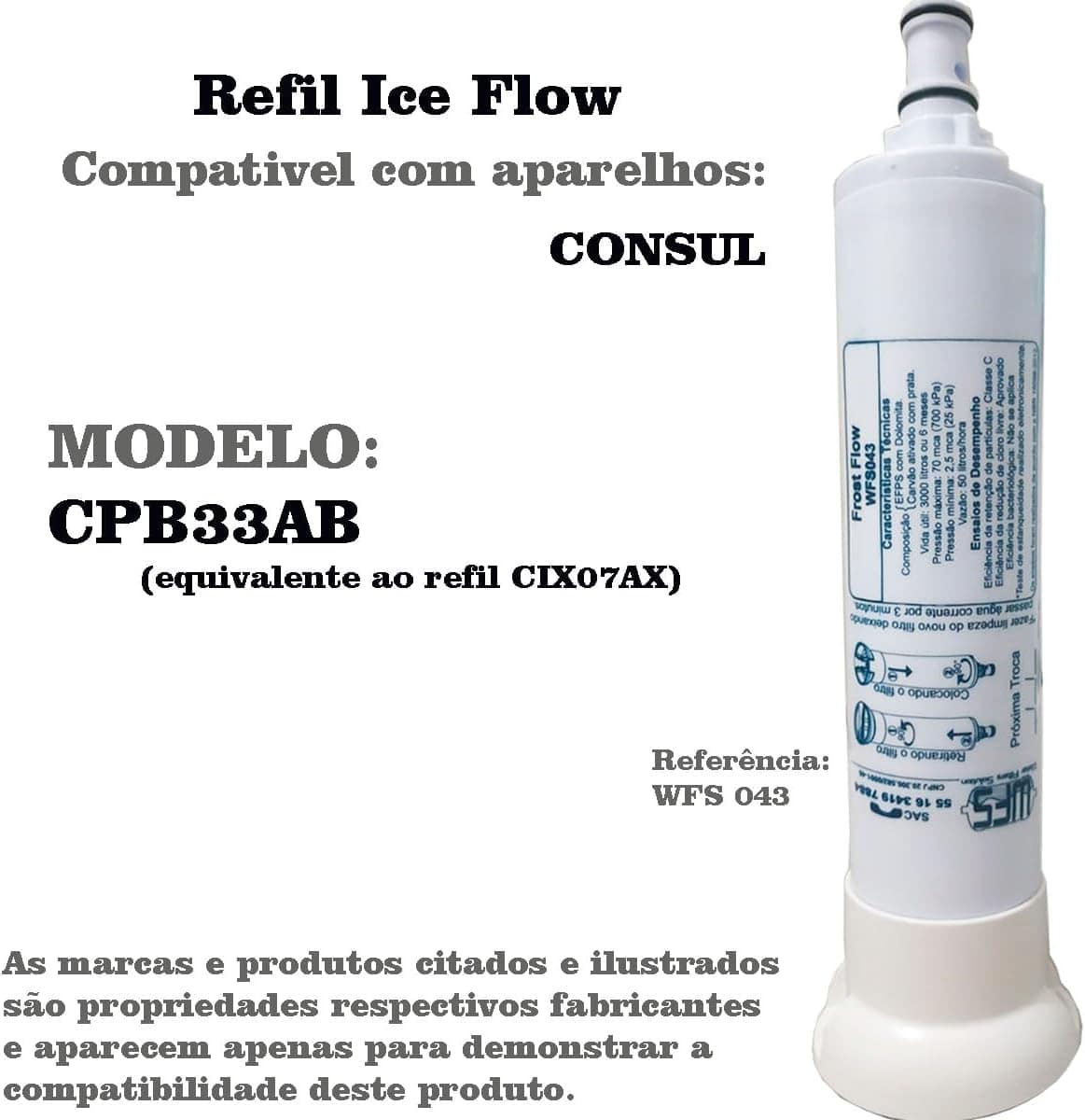 Refil Filtro Compatível Purificador Água Consul CPB33 AB CIX... | É bom mesmo? Descubra antes de comprar - Image 6