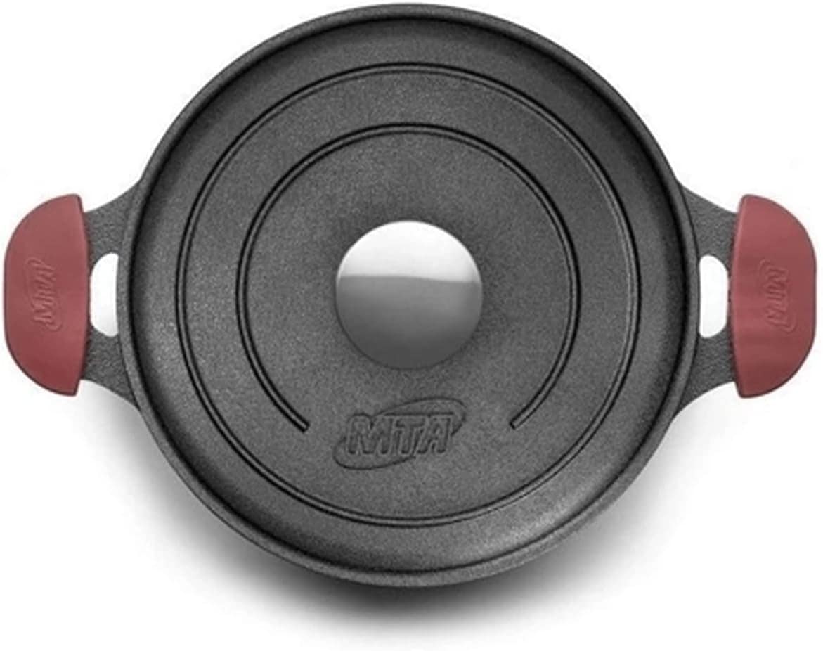 MTA CACAROLA TAMPA DE FERRO FORNO FOGAO FERRO FUNDIDO N°20/2... - Image 2