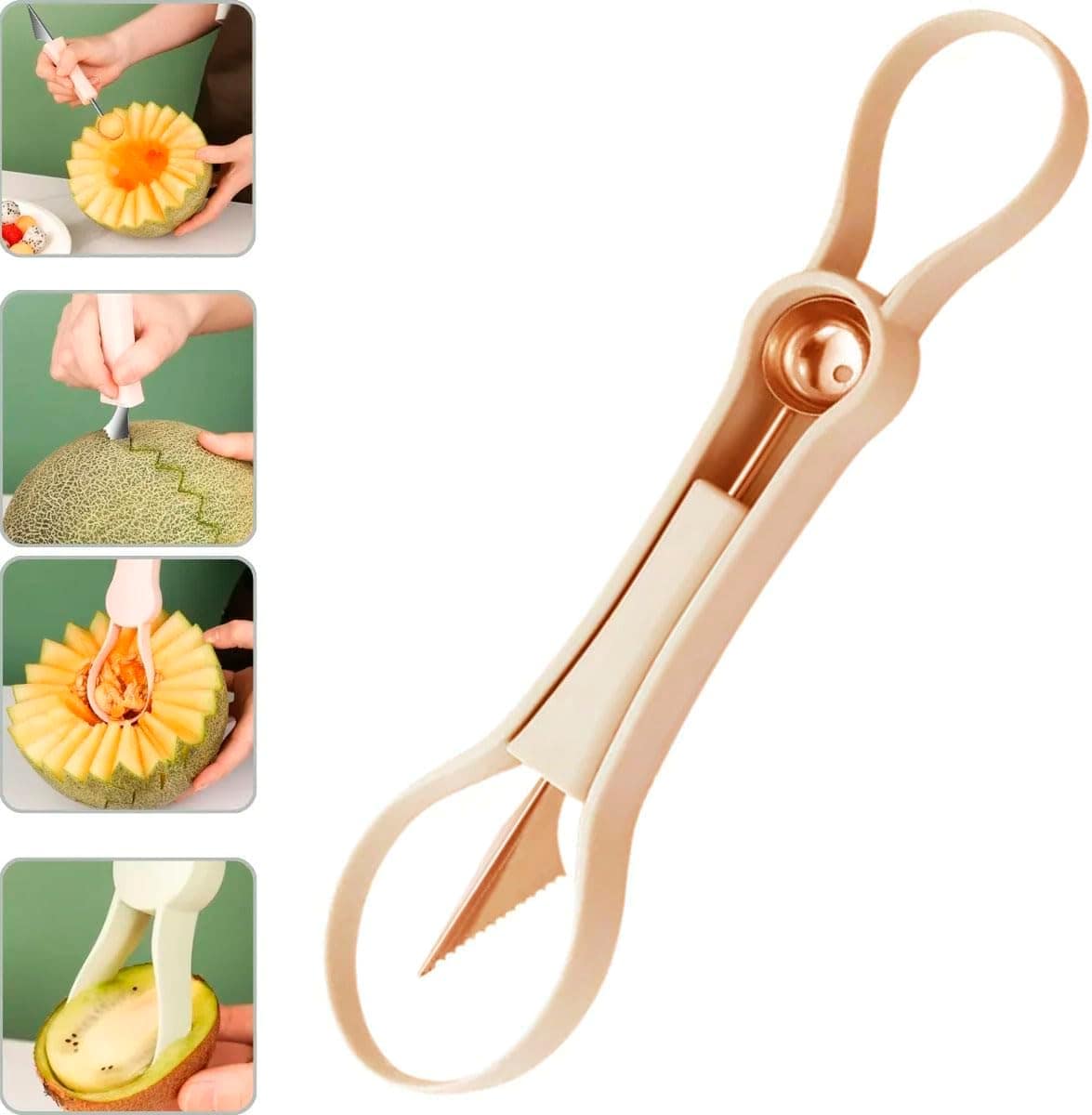 Boleador Modelador Cortador e Decorador De Frutas e Legumes ... - Image 4