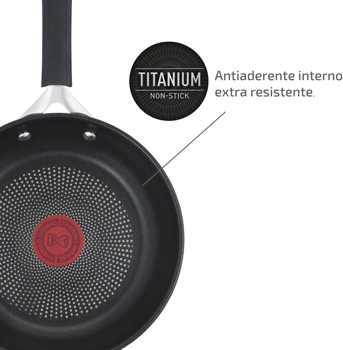 Frigideira Aço inox Com Indução Tefal Jamie Oliver 20cm - Image 5