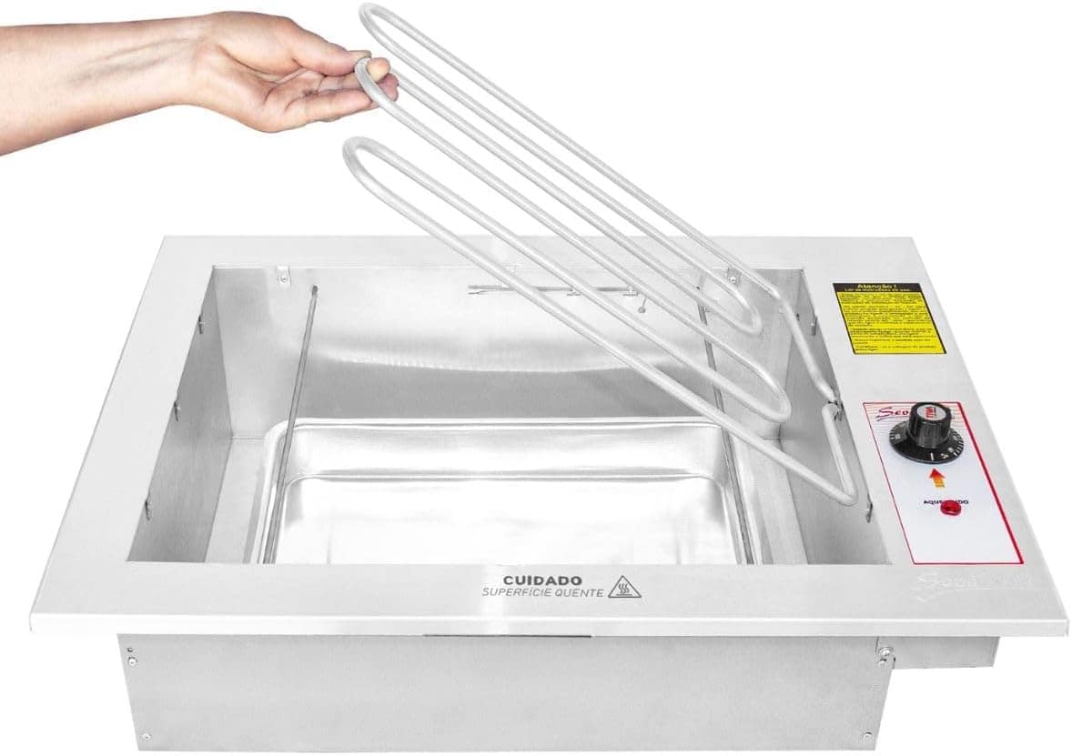 Churrasqueira Elétrica de Embutir com Grelha Argetina, Sem f... - Image 7