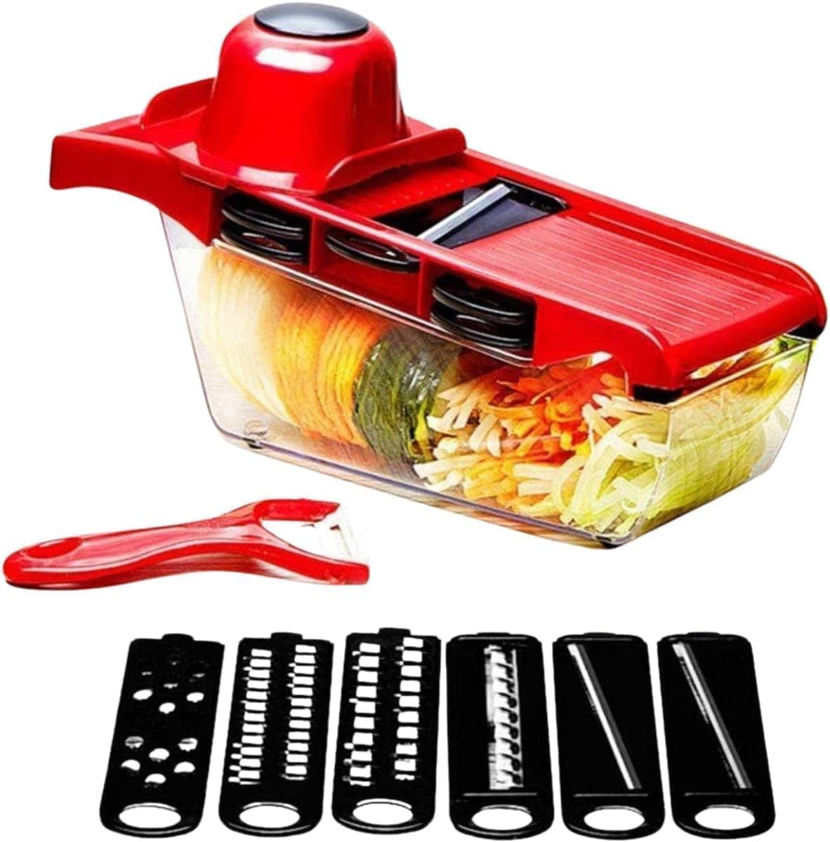 TopLar Cortador Fatiador e Ralador de Legumes Multifuncional... - Image 3