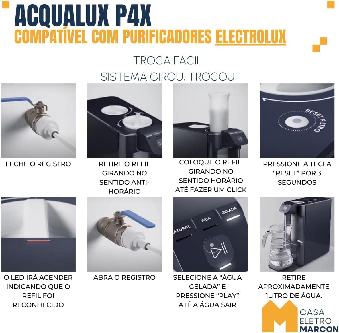 Kit 2 Refil Filtro Acquabios Compatível Para Purificadores E... | É bom mesmo? Descubra antes de comprar - Image 6