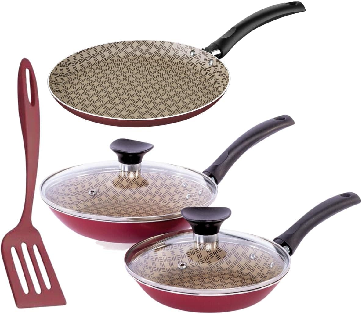 Jogo de Frigideiras Tramontina 4pçs Alumínio Antiaderente St...