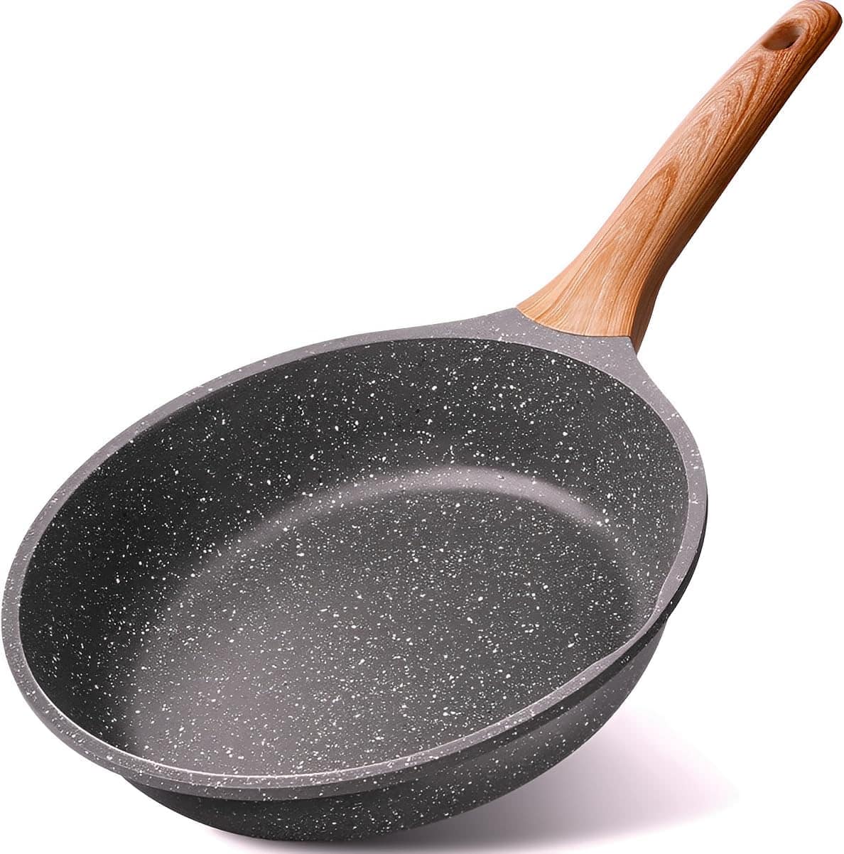 Frigideira Grande em Alumínio Revestida em Cerâmica e Cabo D...