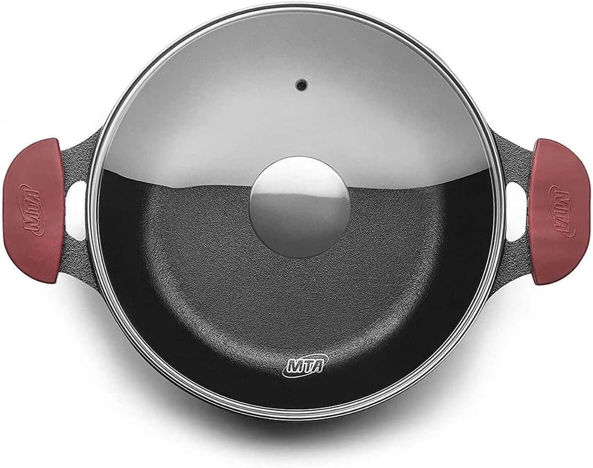 MTA CACAROLA COM TAMPA DE VIDRO FORNO FOGAO FERRO FUNDIDO N°... - Image 5