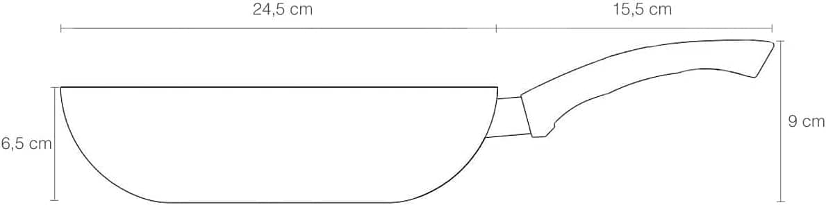 Frigideira Funda Alumínio Antiaderente Paris Vermelha Tramon... - Image 4