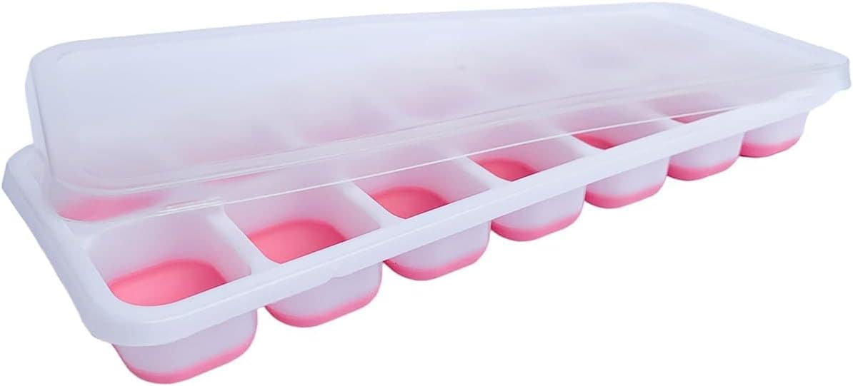 Forma para Gelo com Tampa Fundo em Silicone Super Resistente... - Image 2