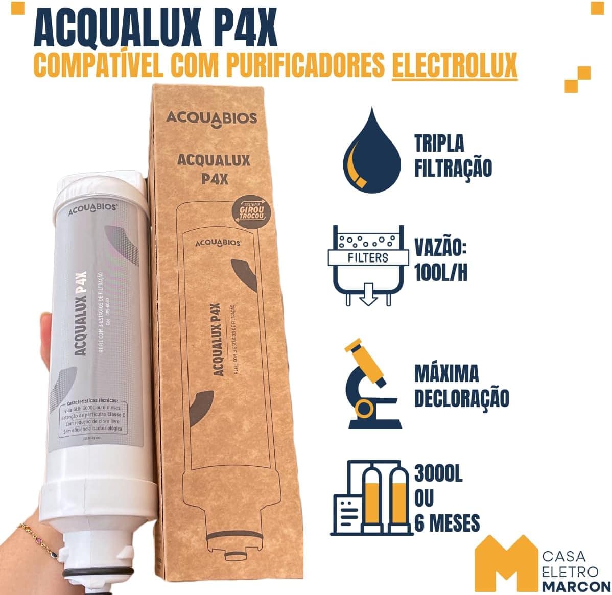 Kit 2 Refil Filtro Acquabios Compatível Para Purificadores E... | É bom mesmo? Descubra antes de comprar - Image 4