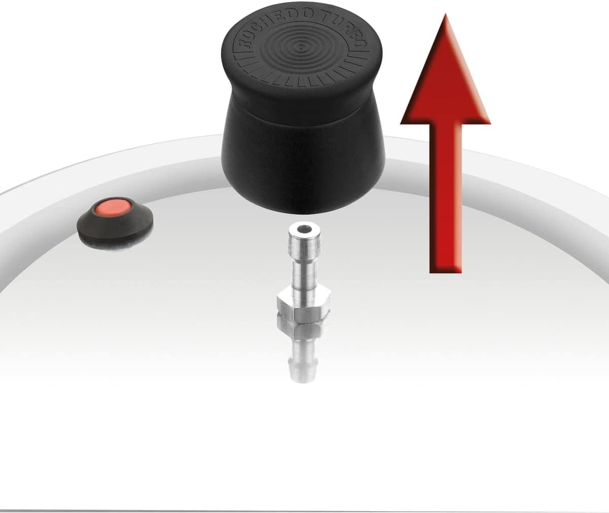 Panela de Pressão Rochedo Rochedo Turbo Top Cinza texturizad... - Image 4